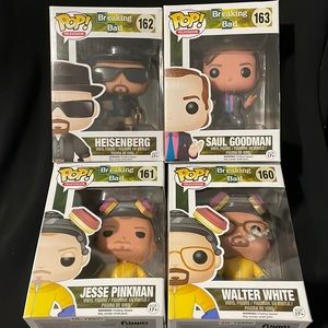 Breaking Bad #160-163 WALTER WHITE, JESSE PINKMAN, HEISENBERG & SAUL